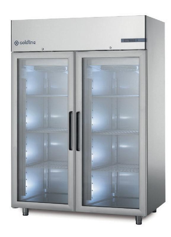 Armoire réfrigérée positive Master GN2/1 - Groupe logé - 2 portes vitrées - 1400 L - Référence A1402MV-2_0