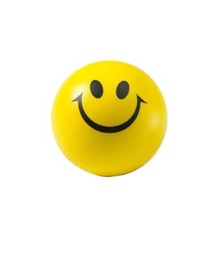 Balle anti-stress publicitaire smiley_0