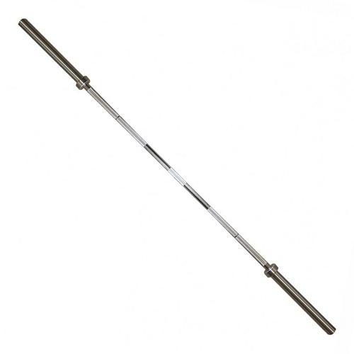 BARRE TRAINING OLYMPIQUE 50 MM - SVELTUS - LONG 220 CM + 2 STOP-DISQUES