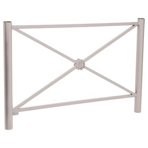 BARRIÈRE PROVINCE ROSACE 1.57 M INOX BROSSÉ - ZINC GRIS 7044 - PROCITY