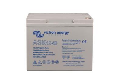 Batterie AGM 60Ah 12V VICTRON - Stockage d'énergie solaire et éolienne - Réf. BAT412550084_0