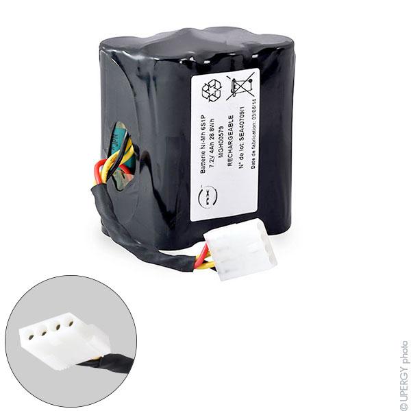 Batterie industrielle Nimh 6x 4/3A 6S1P ST6 7.2V 4Ah Molex - Ensemble de 2 batteries - Marque NX_0