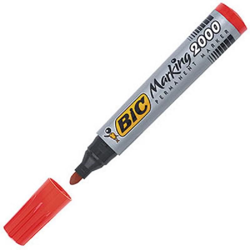 BIC MARQUEUR DE POCHE MAKING BIC 2000– POINTE OGIVE 1,7 MM - ROUGE (PRIX UNITAIRE)