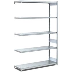 BITO Rayonnages à tablettes, type L - charge par tablette 100 kg L1008 mm x P424 mm x H2000 mm finition galvanisée - acier 4250692957038_0