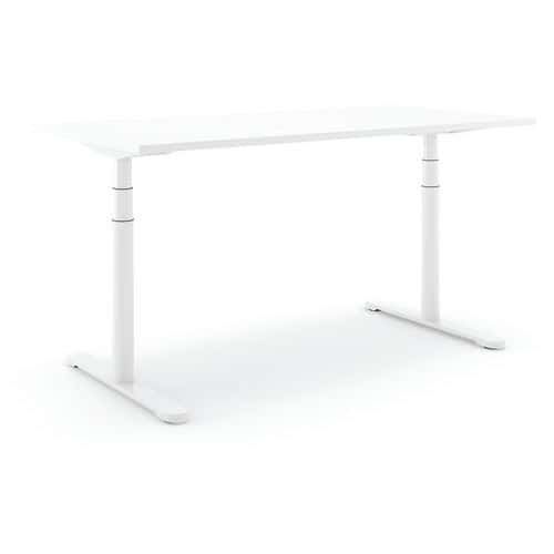 BUREAU RÉGLABLE STEELFORCE PRO 870 SLS - 200CM - BLANC - ACTIFORCE