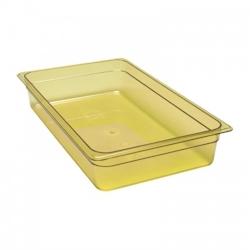Cambro Bac GN 1/1 résistant à la chaleur 100mm. Idéal pour les micro-ondes, les appareils à vapeur et les - 0099511328123_0