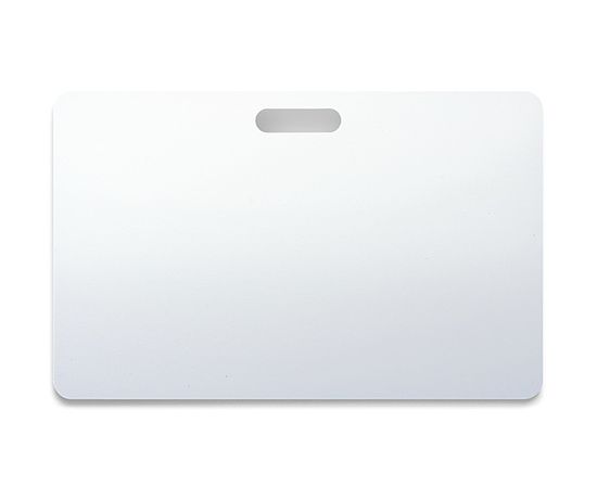 Carte PVC Premium - Perforation oblongue horizontale - Lot de 500 - Ref. 40013_0