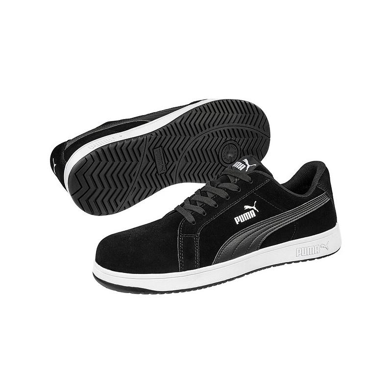 Chaussures basses iconic suede coloris noir pointure 40_0