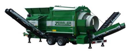 Cribleur trommel Zemmler MS 4200 - haute capacité - trois fractions_0