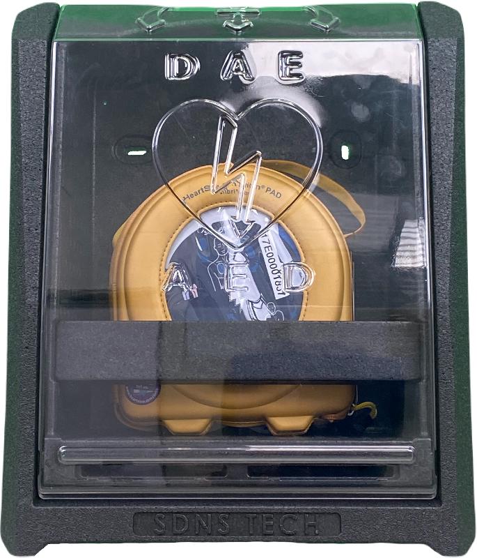 Défibrillateur automatique adultes et enfants Smarty SaverSeries avec armoire intérieur éco - DFBLT-AM01/ATIENR_0