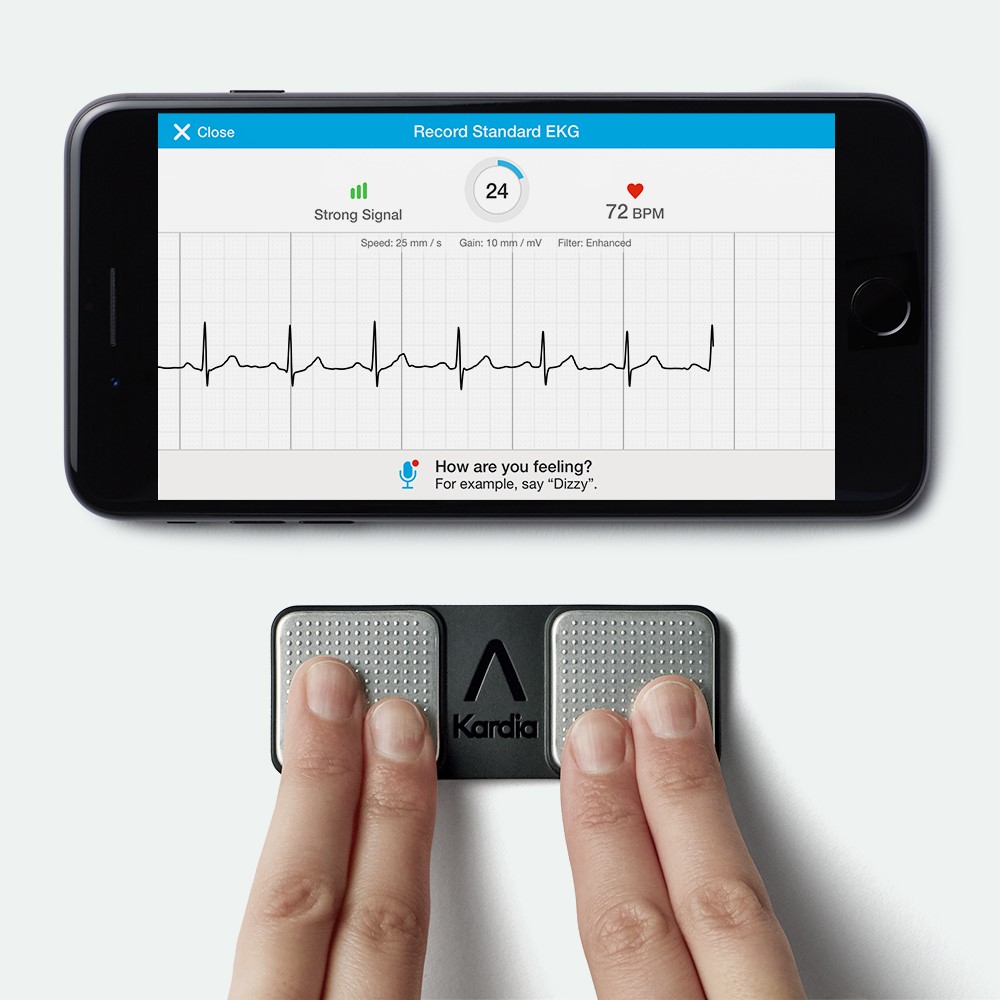Dispositif médical, mobile et connecté - kardiamobile avec étui protecteur_0