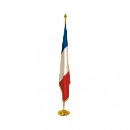 Drapeau prestige de mairie france 97 x 150 cm en satin - drapresmf_0