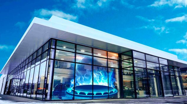 Ecran Géant LED Transparent pour un design futuriste aux points de vente_0