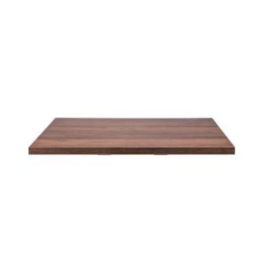 Emh Plateau de table professionnel rectangulaire 70x120 cm – bois mélaminé finition noyer bourgogne – épaisseur 4 cm - Bois manufacturé PLATBM_0