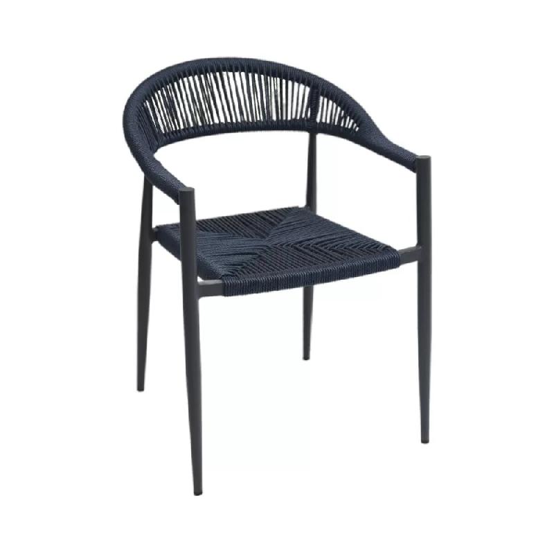 Fauteuil en aluminium gris SANTANA - Stamp_0