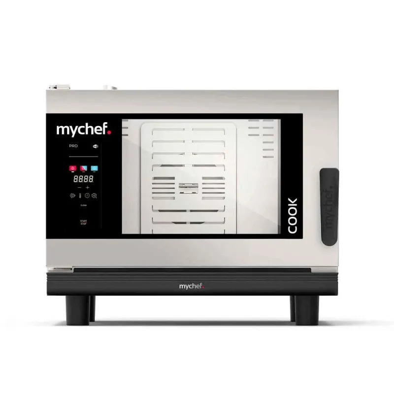 Four mixte électrique à injection double 4 gn 1/1 gauche triphasé CCE4100I Mychef_0
