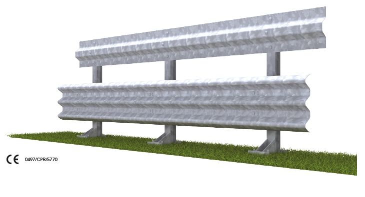 H4-w3 3 ondes - glissière de sécurité - marcegaglia buildtech - barrières pour bordure pont_0