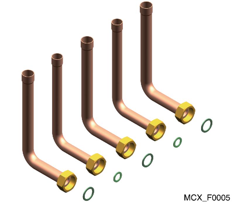Kit tubulure cadre rehausseur - pour gamme VIVADENS MCR et PLUS - colis HG43 100009391_0