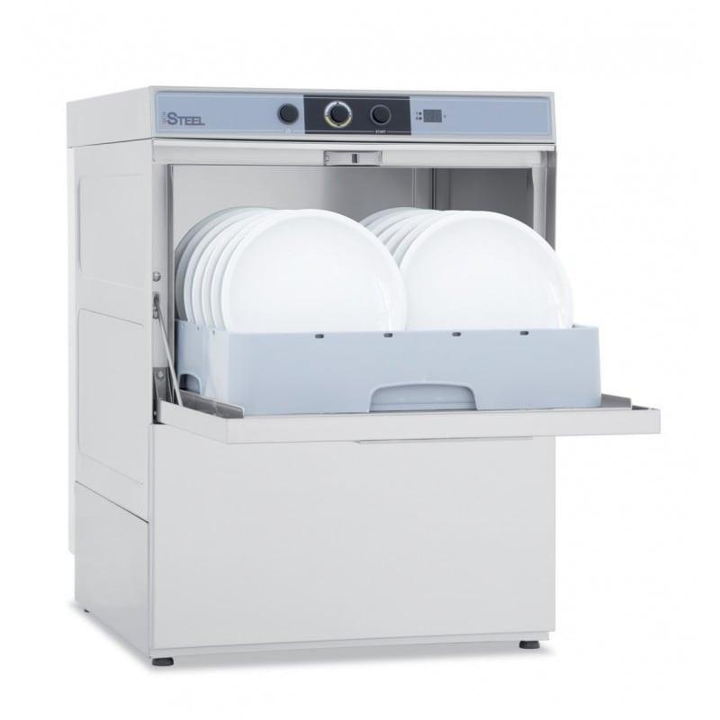 Lave-verres Steeltech Colged - Panier 450 x 450, acier inoxydable, commandes mécaniques et conception écoénergétique_0