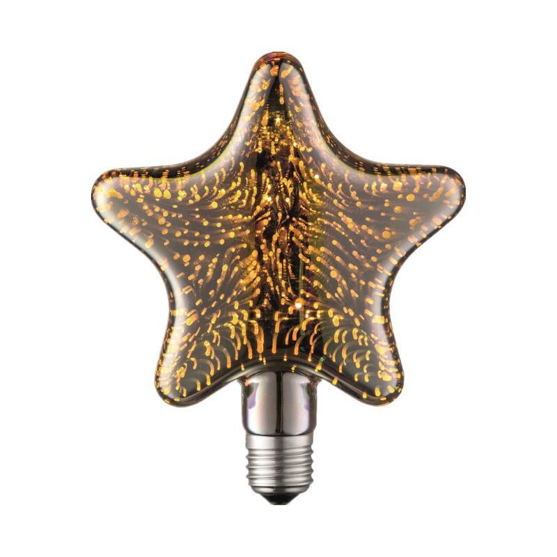 LUCANDE AMPOULE LED E27 ÉTOILE 4W 3D FEU D\'ARTIFICE