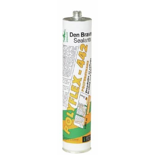 MASTIC-COLLE POLYURÉTHANE - 25 X 300 ML - GRIS - POLYFLEX 442 DEN BRAVEN