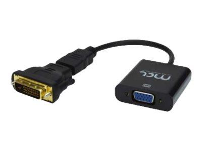 MCL CG-289C CÂBLE VIDÉO ET ADAPTATEUR 0,25 M DVI-D VGA (D-SUB) NOIR