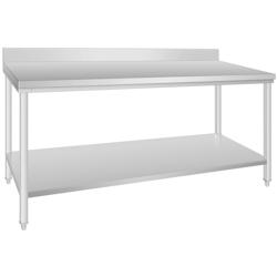 METRO Professional Table de travail GWTS4187B, acier inoxydable, 180 x 70 x 85 cm, argenté - inox 4337255725928_0