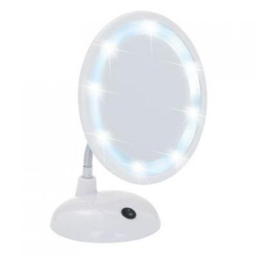 MIROIR GROSSISSANT X3 - À PIED - BRAS FLEXIBLE - LED WENKO