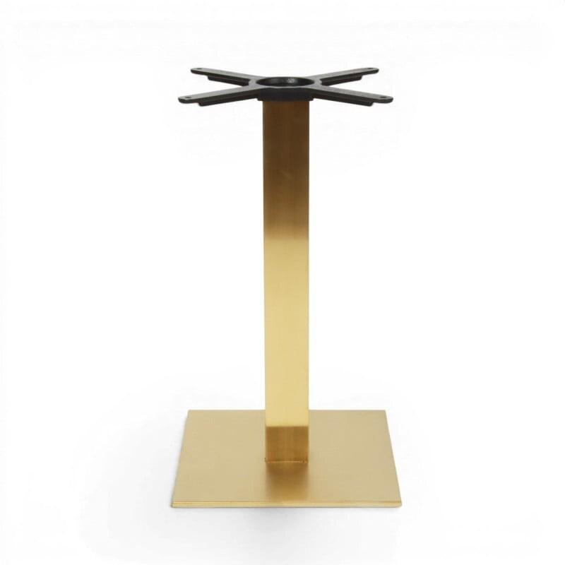 Pied de table GOLD - L 40 x P 40 x H72 cm - Métal Doré - Base carrée - Bistromania - doré métal BIS046_0
