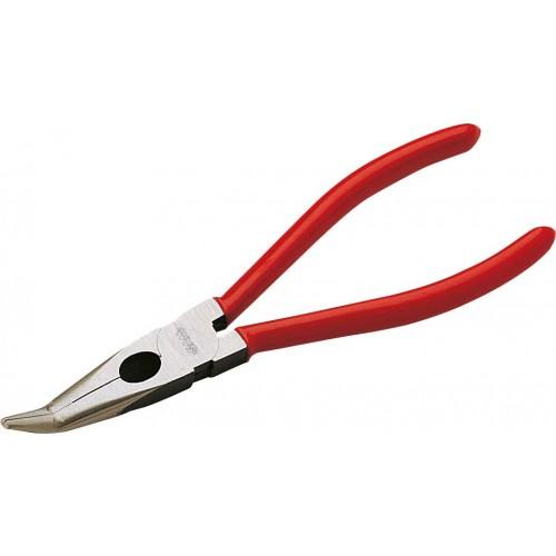 PINCE À BEC DEMI-ROND COUDÉ 45° - BRANCHES PVC - LONGUEUR 160 MM SAM OUTILLAGE