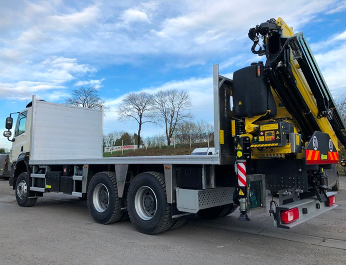 Plateau en aluminium pour poids lourds avec grue - Fassi F175A.0.23_0