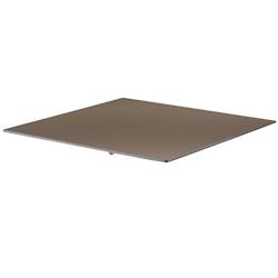 Oviala Business Plateau de table 70 cm stratifié taupe Opera - Oviala - gris métal 110037_0