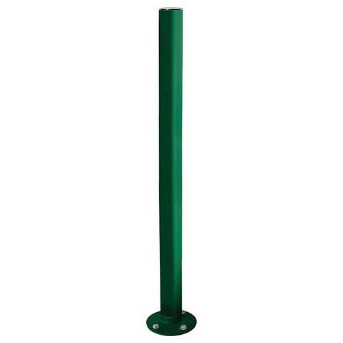 POTELET INCLINABLE AMORTICHOC INOX BROSSÉ - ZINC VERT 6005 - PROCITY