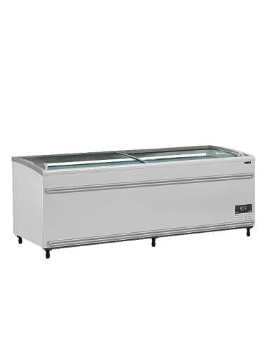 Réfrigérateur / congélateur de supermarché 584 L - Blanc | Tefcold - SFI210-CFVS - blanc 5708181707750_0