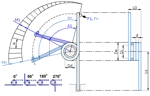 1.0x5.0mm 3 tours à 60-180 degrés Torsion Printemps 5pcs diamètre du fil de 1,6mm de torsion en V de torsion en V à ressort de coiffure 