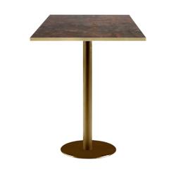 Restootab - Mange-debout 60x60cm Rome bistrot rouille - marron TB-ROMFF2-6060M-UND.ROU-LAI_0