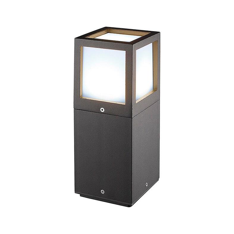 ROSSINI ILLUMINAZIONE Lampadaire Oliver Bollard Anthracite avec douille E27 IP65 26cm - Groupe Rossini, luminaire extérieur polyvalent en aluminium -_0