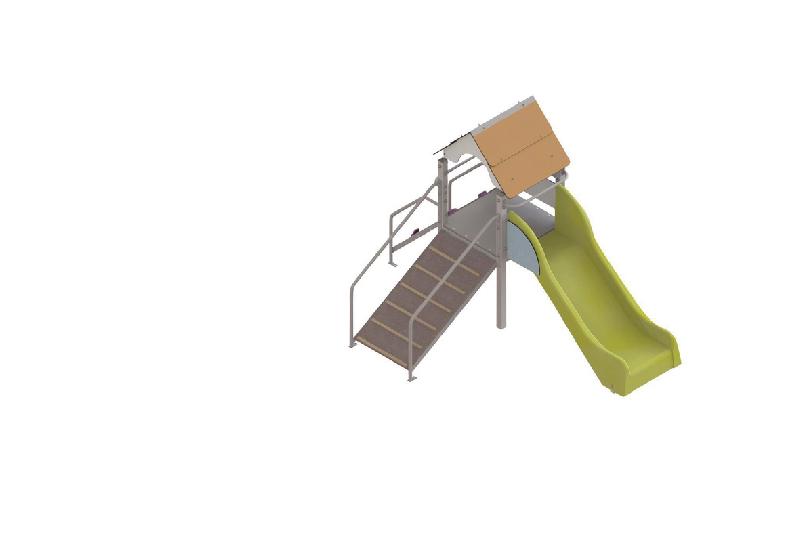 STRUCTURE FRIPOUNETTE BABY-GRIMPE - ACIER - PLATINES - POLY - OR/BLEU-WIKI CAT - MANUTAN COLLECTIVITÉS