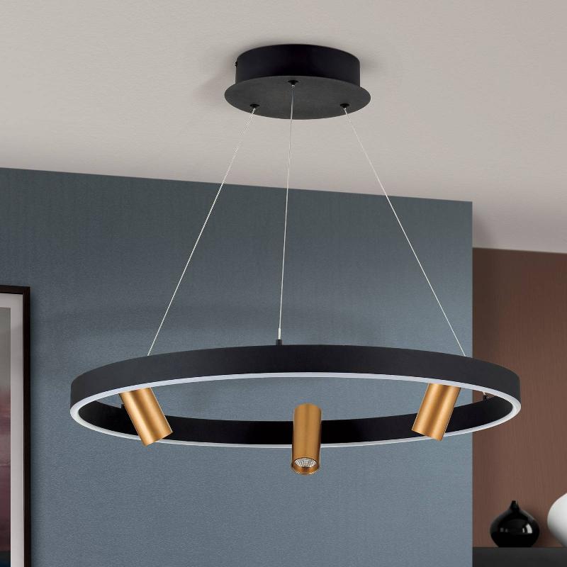 ORION SUSPENSION LED BERLIN AVEC 3 SPOTS