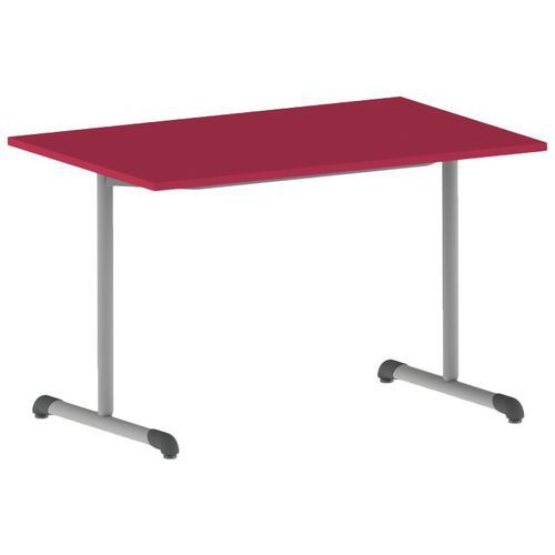 TABLE BANDANA 120 X 80 CM FIXE T6 STRAT CERISE GRIS - MOBIDECOR