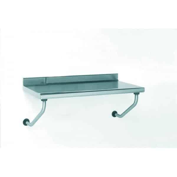 Table inox suspendue sur-mesure à dosseret largeur 700 mm (Longueur, mm: 1201 à 1400 Réf-604403-44)_0