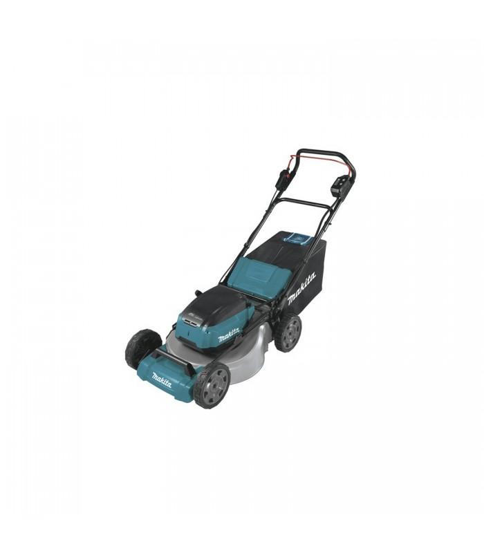 Tondeuse poussée à carter acier Makita - 4 ports de batteries - Mulching - Surface 2000 m²_0