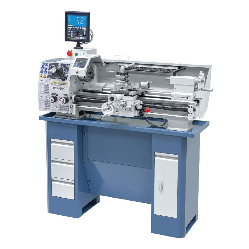 Tour universel Bernardo Profi 650 G avec DRO 2 axes - 230V - haute précision et polyvalence_0