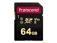 TRANSCEND 700S - CARTE MÉMOIRE FLASH - 64 GO - SDXC UHS-II
