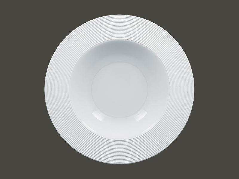 ASSIETTE CREUSE ROND BLANC PORCELAINE Ø 31 CM EVOLUTION RAK
