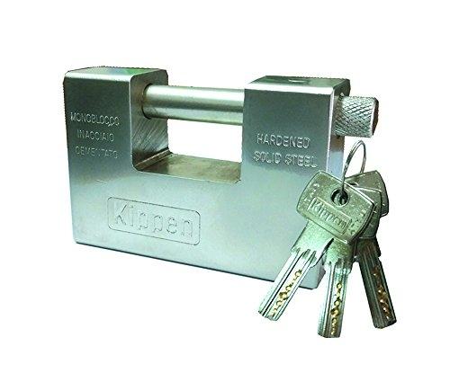 KIPPEN 2011E - Cadenas monobloc en acier spécial cémenté et trempé - 90 mm_0