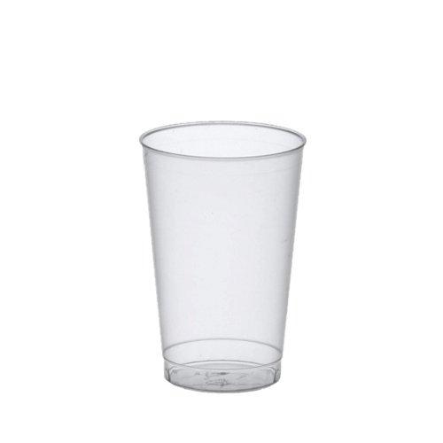 25 GOBELETS PAPSTAR, PP, 0,3 L, Ø 7,8 CM X HAUTEUR : 11,8 CM TRANSLUCIDE INCASSABLE