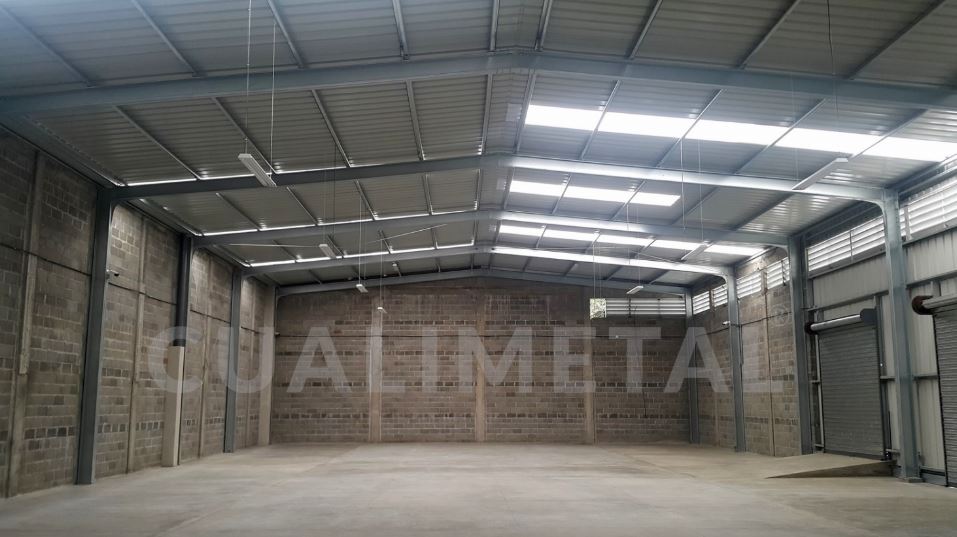 Hangar modulaire gamme ecorapid pour abris ouverts de chantiers et cours - cualimetal_0