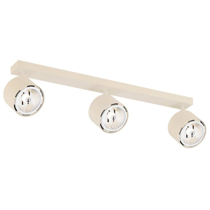 ARGON SPOT POUR PLAFOND CHLOE RÉGLABLE À 3 LAMPES, BEIGE