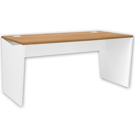 BUREAU OPÉRATIONNEL PIEDS PANNEAUX YES! MERISIER L.140 CM